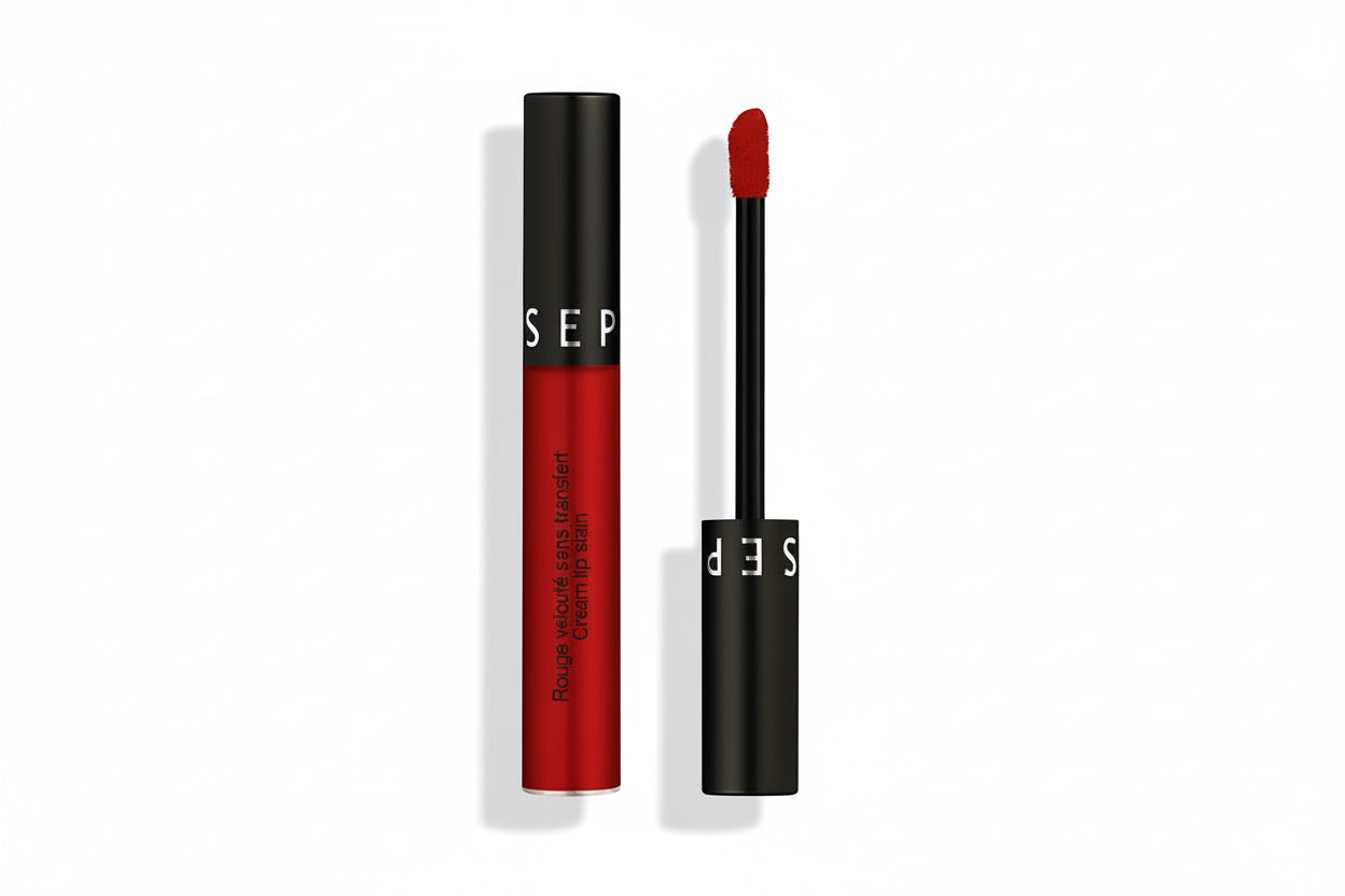 Red pulse liquid lipstick
